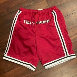 Tiger Shark Embroidered Logo Shorts Medium